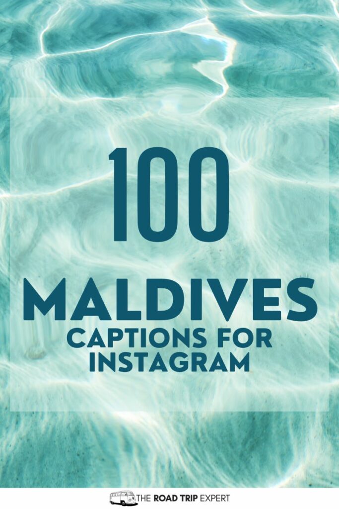 Maldives Captions for Instagram pinterest pin
