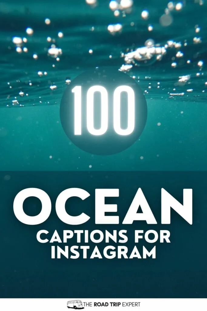 Ocean Captions for Instagram pinterest pin