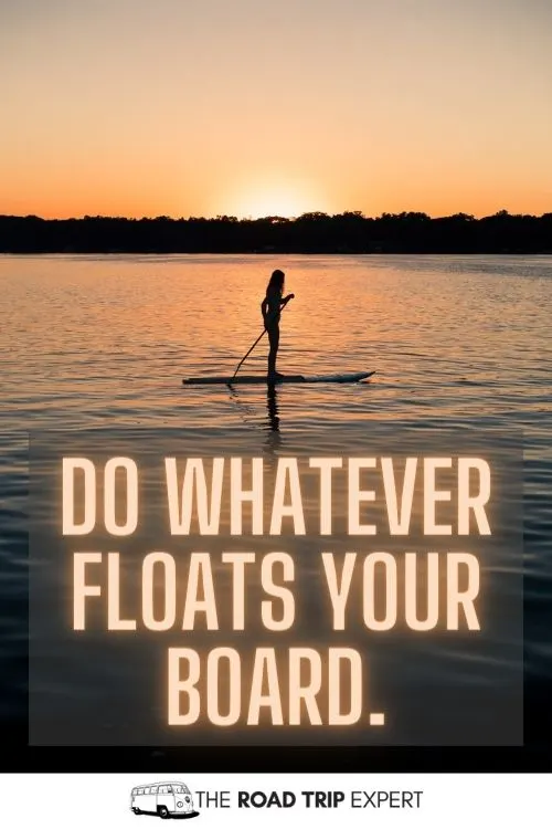 Paddle Boarding Instagram Captions