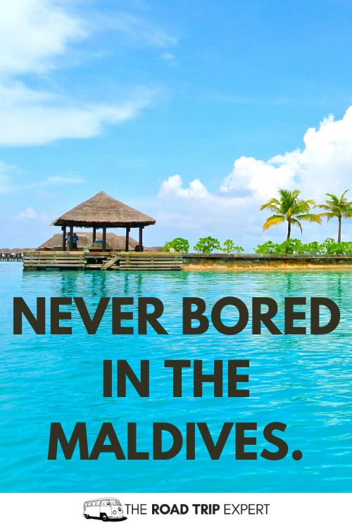 Short Maldives Captions