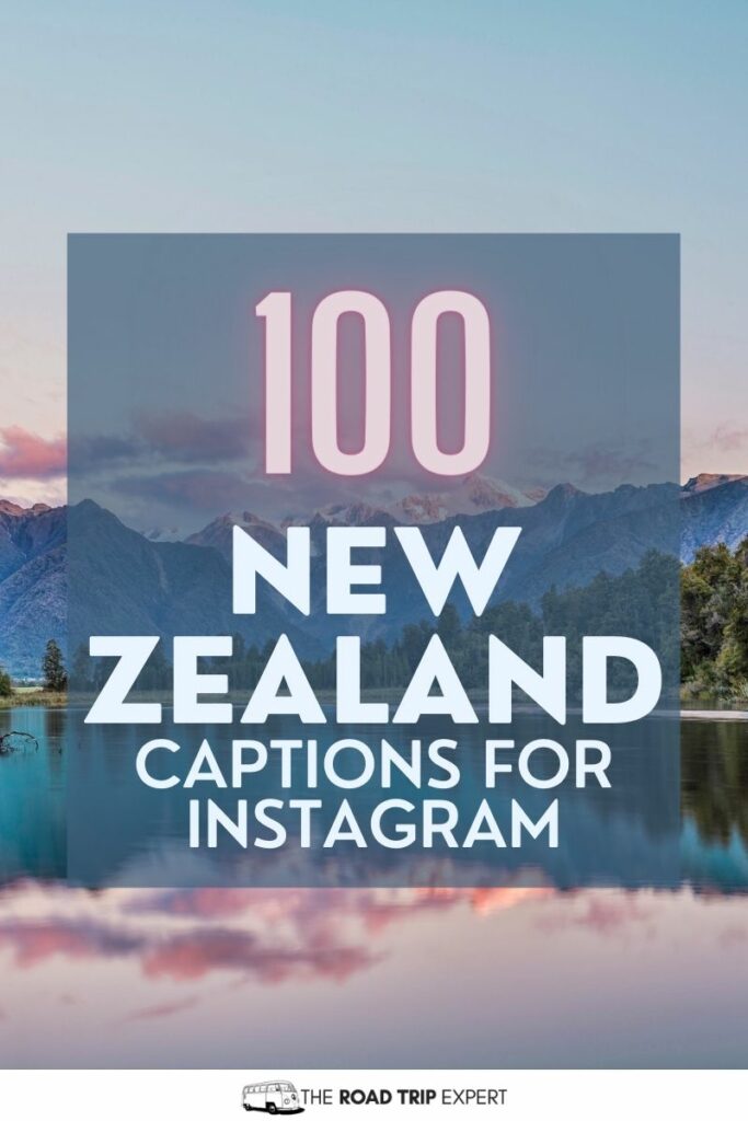 New Zealand Captions for Instagram pinterest pin