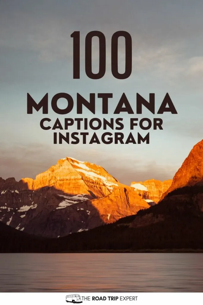Montana Captions for Instagram pinterest pin
