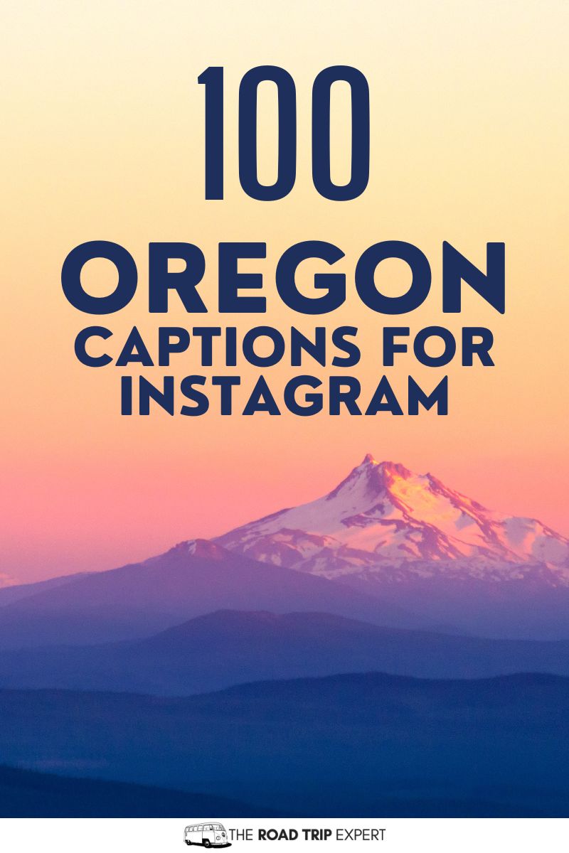 Oregon Captions for Instagram pinterest pin