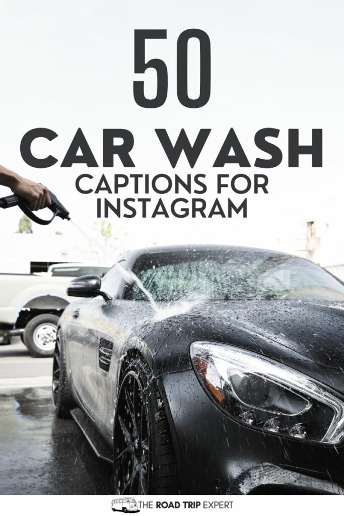 Car Wash Captions for Instagram pinterest pin