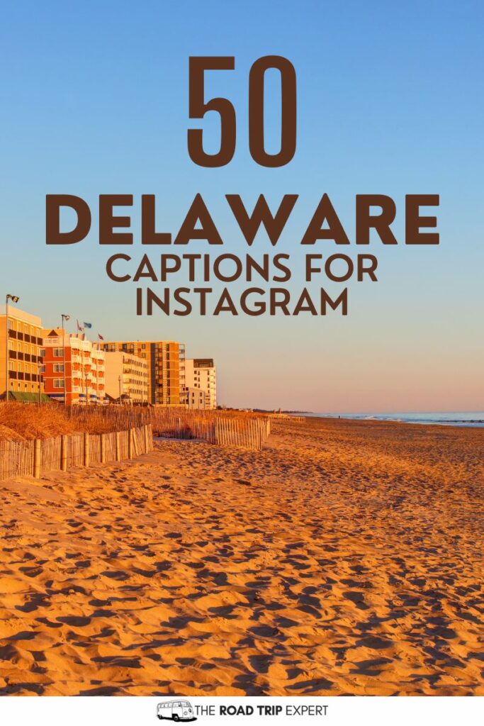 Delaware Captions for Instagram pinterest pin
