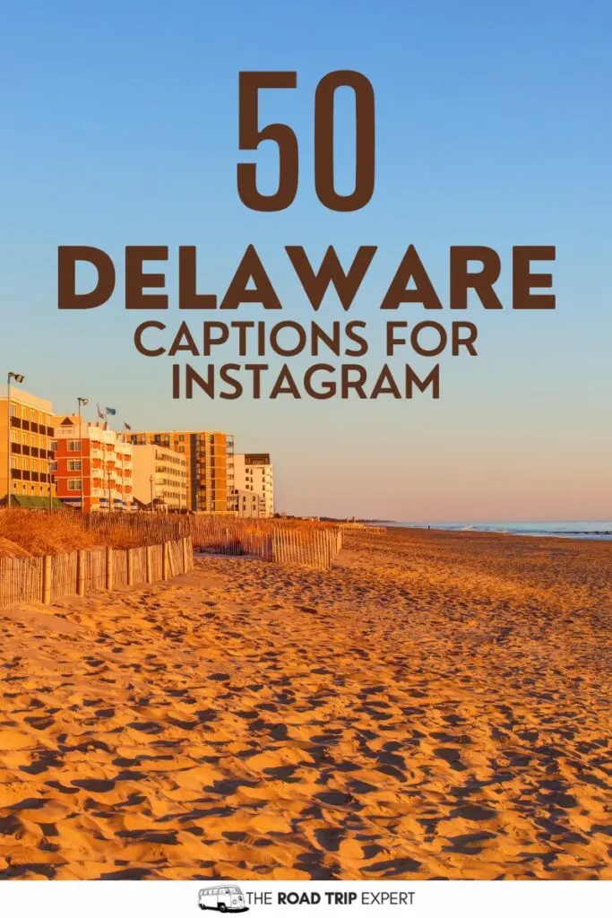 Delaware Captions for Instagram pinterest pin