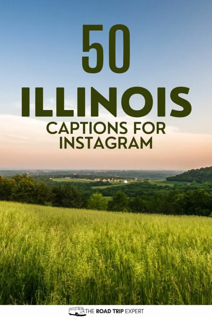 Illinois Captions for Instagram pinterest pin