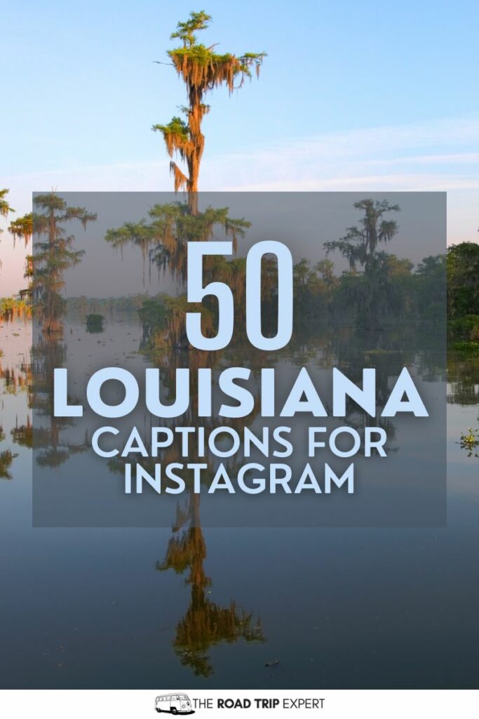 Louisiana Captions for Instagram pinterest pin