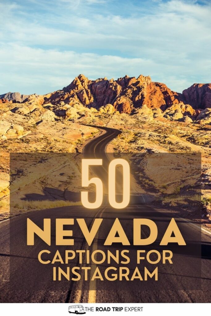 Nevada Captions for Instagram pinterest pin