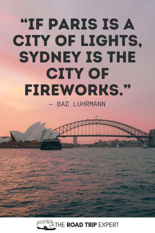 Sydney Instagram Quotes