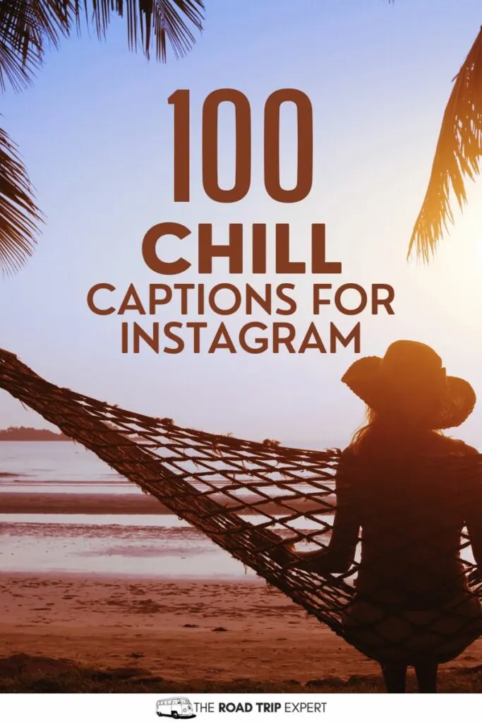 Chill Captions for Instagram Pinterest pin