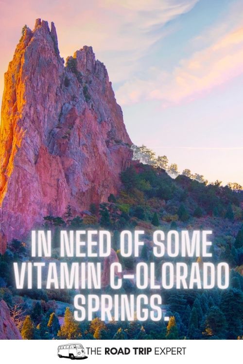 Colorado Springs Captions for Instagram