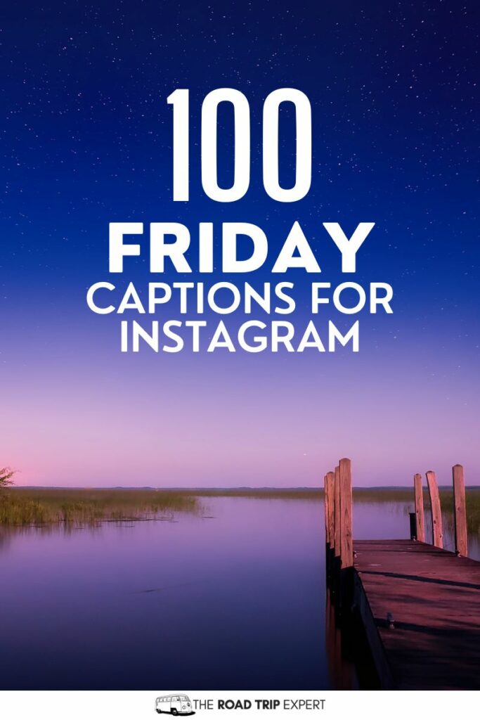 Friday Captions for Instagram Pinterest pin