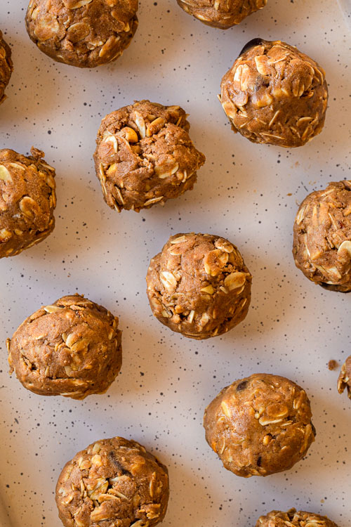 overhead view of Protein Balls.