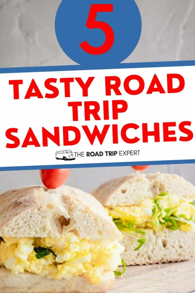 Road Trip Sandwiches Pinterest Pin