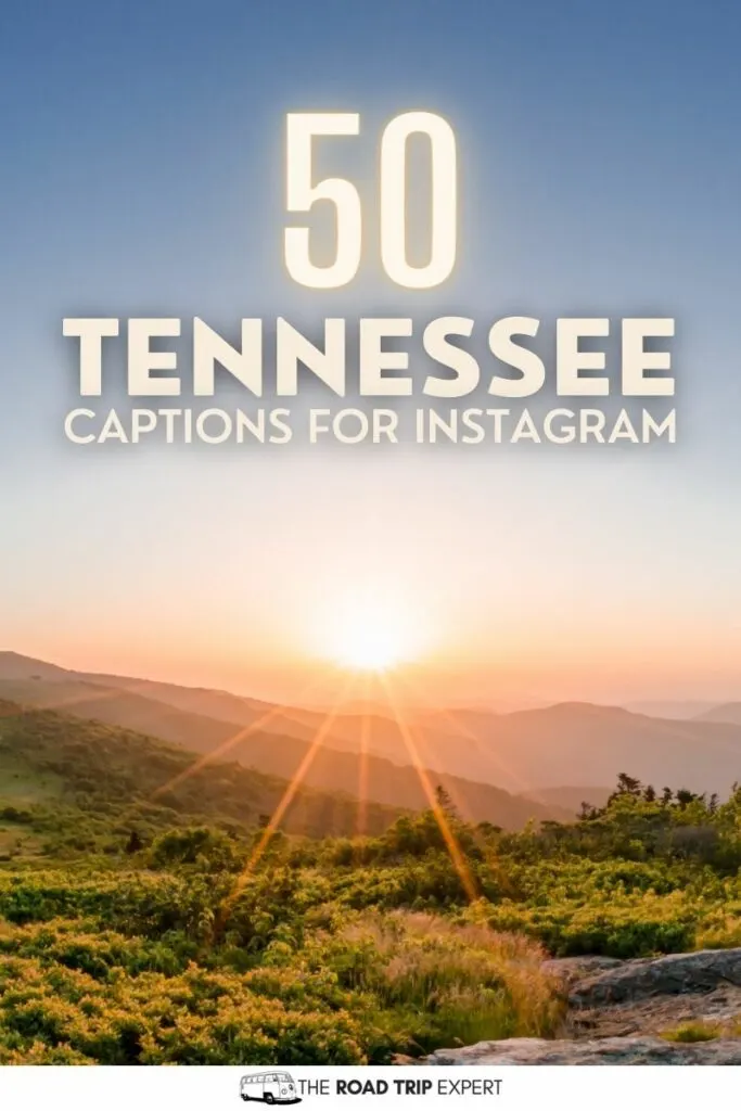 Tennessee Captions for Instagram pinterest pin