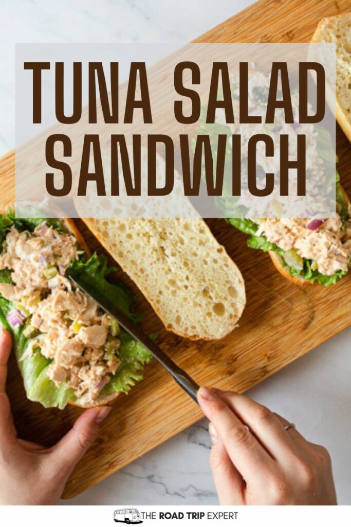 Tuna Salad Sandwich Pinterest pin