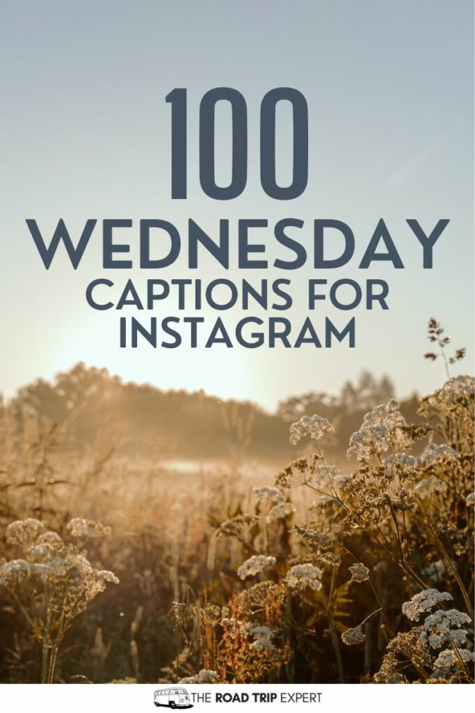 Wednesday Captions for Instagram Pinterest pin