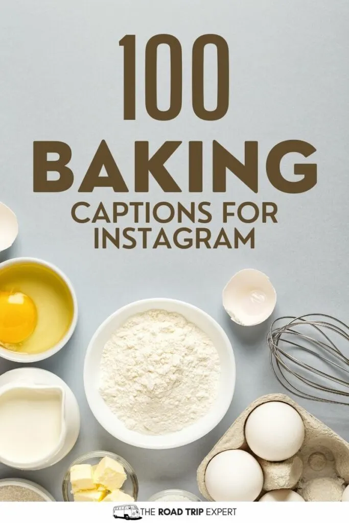 Baking Captions for Instagram pinterest pin