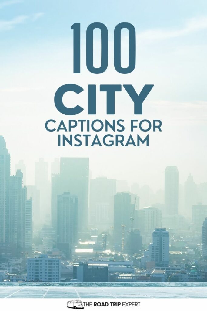 City Captions for Instagram pinterest pin