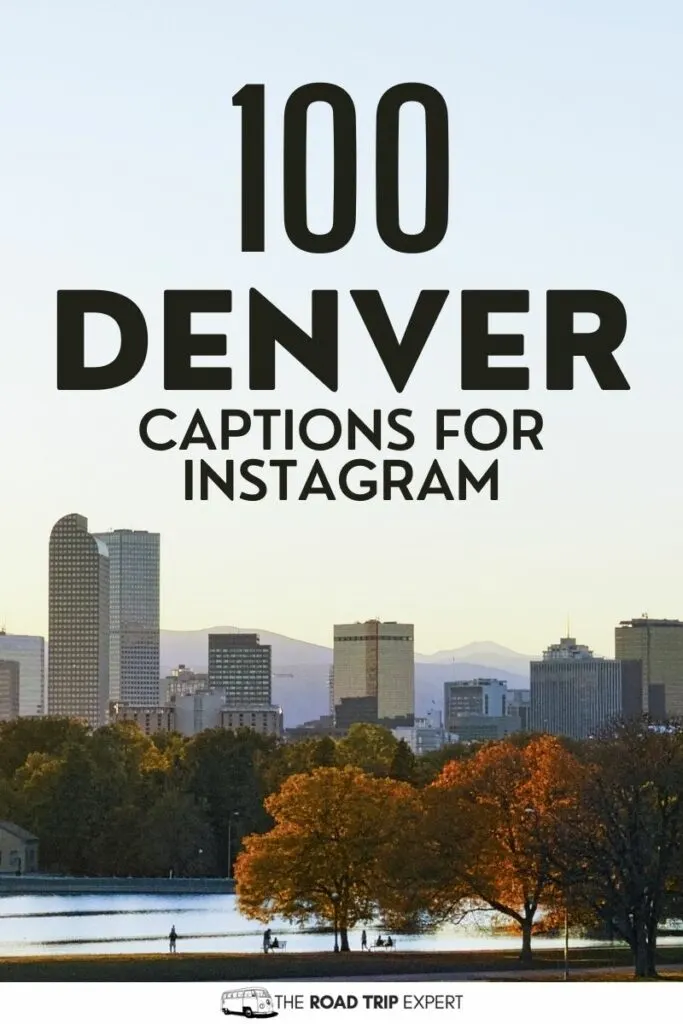 Denver Captions for Instagram pinterest pin