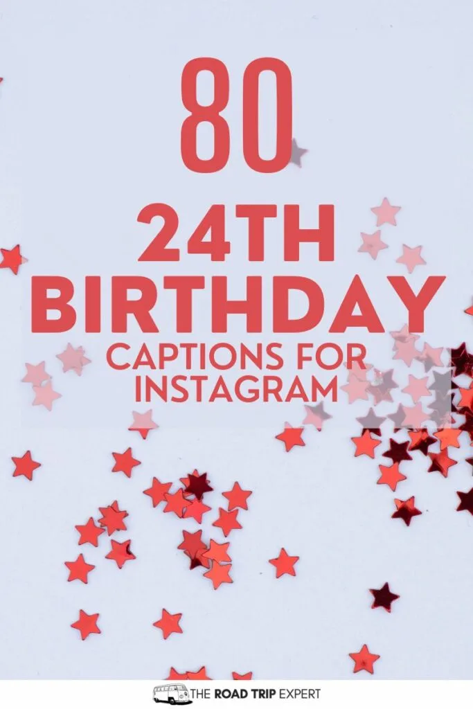24th Birthday Captions for Instagram pinterest pin