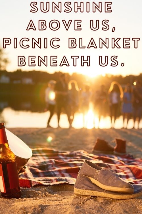 Cute picnic captions