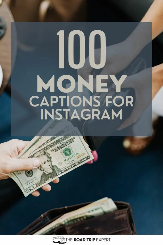 Money Captions for Instagram Pinterest pin
