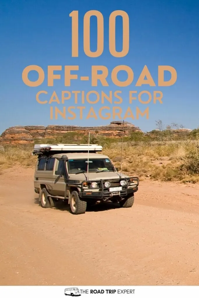 Off-Road Captions for Instagram Pinterest pin