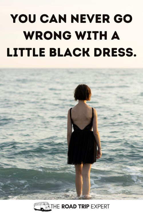 Black Dress Instagram Captions