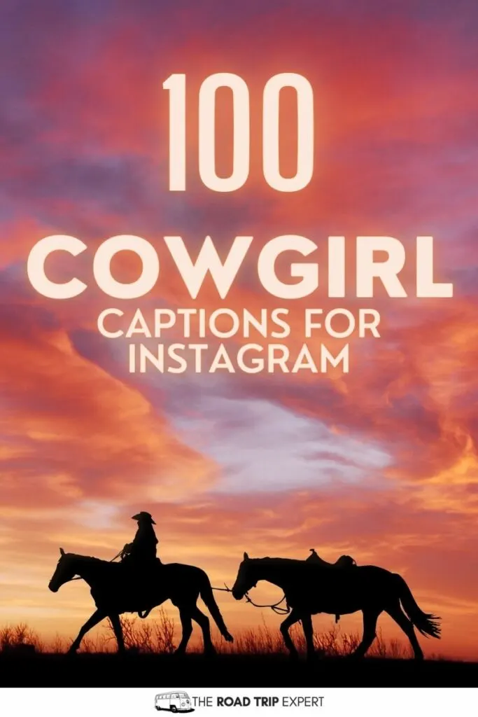 Cowgirl Captions for Instagram pinterest pin